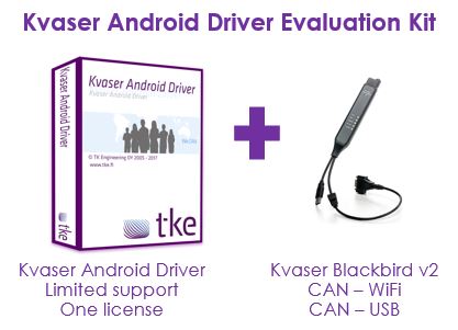 Evaluation Kit for Kvaser Android driver