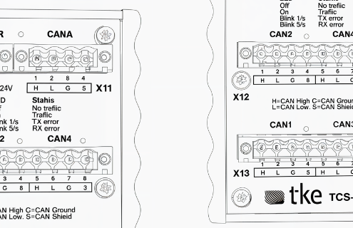 TKE TCS-10 – CAN Switch / Bridge